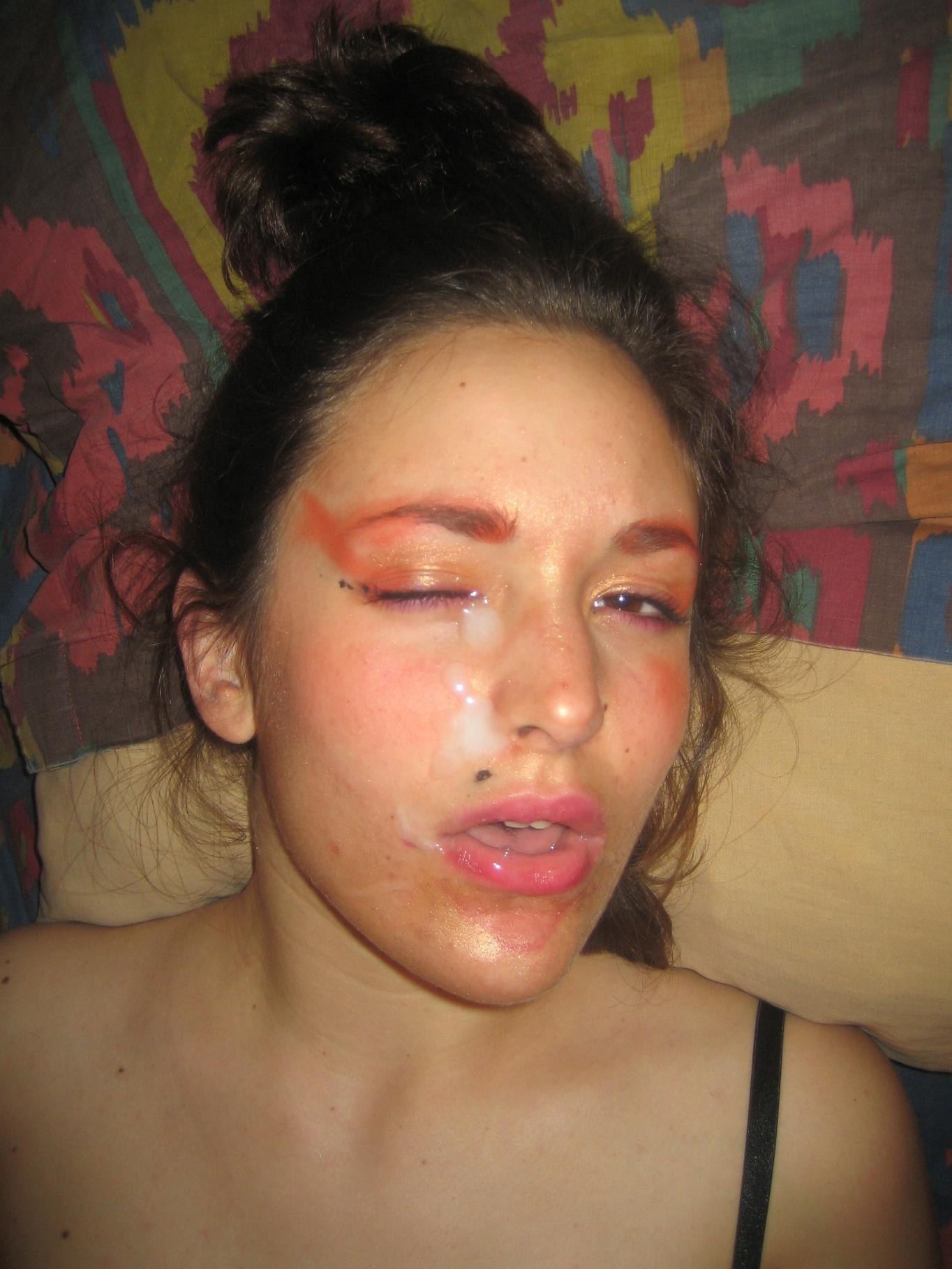 amateur cum cum on face cumshot facial girlfriend megagfs teen_10